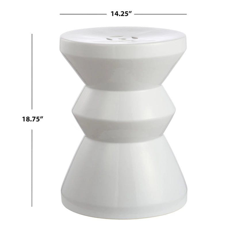 SAFAVIEH Verdie Indoor / Outdoor Ceramic Decorative Garden Stool