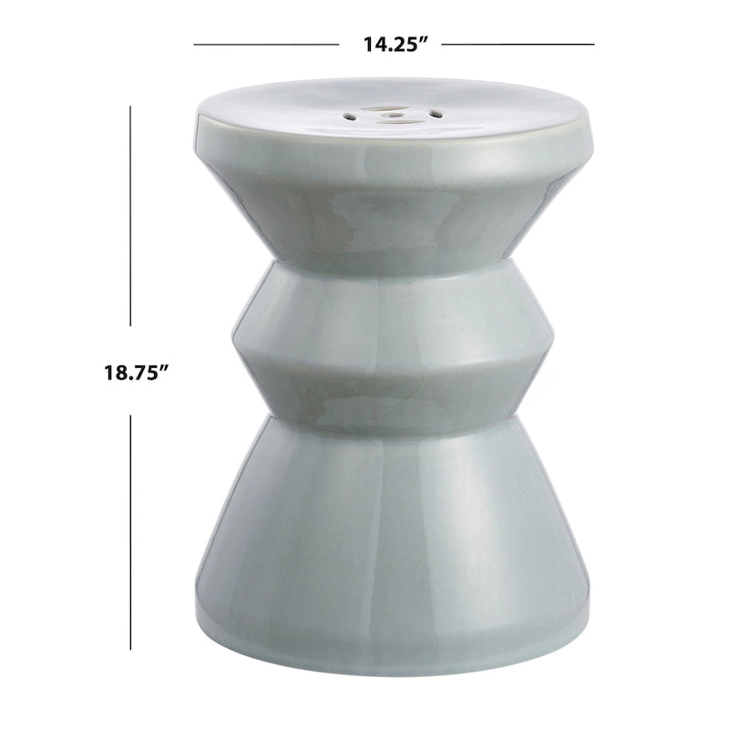 SAFAVIEH Verdie Indoor / Outdoor Ceramic Decorative Garden Stool