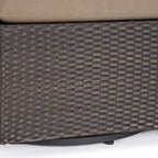 Puerta Outdoor Cushioned Swivel Club Chair (Set of 2) by Christopher Knight Home