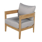 Brooklyn Acacia Wood Outdoor Club Chair with Cushions by Christopher Knight Home