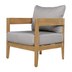 Brooklyn Acacia Wood Outdoor Club Chair with Cushions by Christopher Knight Home