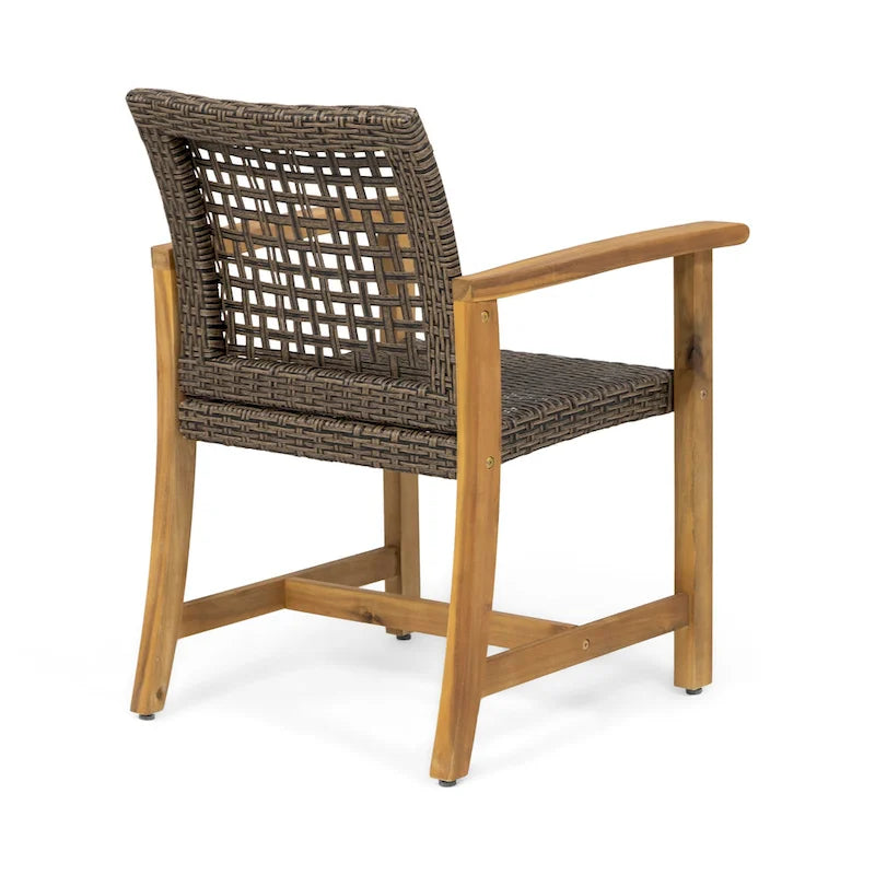 Edgewood Outdoor 8 Seater Acacia Wood Dining Set with Expandable Table by Christopher Knight Home
