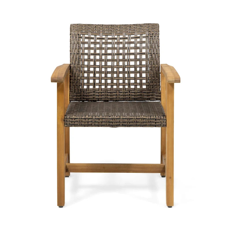 Edgewood Outdoor 8 Seater Acacia Wood Dining Set with Expandable Table by Christopher Knight Home