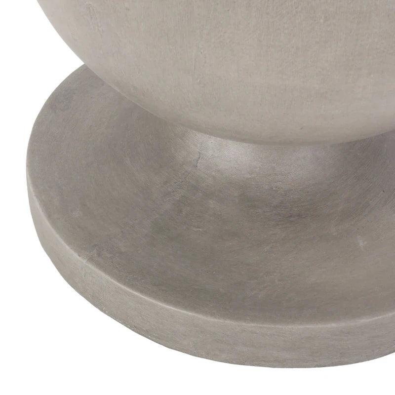 Cayce Outdoor Lightweight Concrete Side Table by Christopher Knight Home