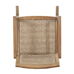 Welby Outdoor Acacia Wood and Wicker Outdoor Rocking Chair by Christopher Knight Home