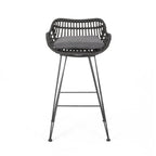 Dale Outdoor Wicker 30 Inch Barstools (Set of 2) by Christopher Knight Home