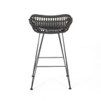 Dale Outdoor Wicker 30 Inch Barstools (Set of 2) by Christopher Knight Home