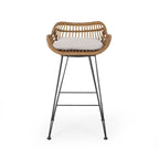 Dale Outdoor Wicker 30 Inch Barstools (Set of 2) by Christopher Knight Home