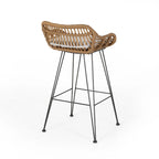 Dale Outdoor Wicker 30 Inch Barstools (Set of 2) by Christopher Knight Home