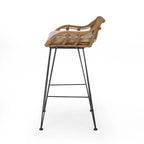 Dale Outdoor Wicker 30 Inch Barstools (Set of 2) by Christopher Knight Home