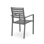 Cape Coral Aluminum Modern Outdoor Dining Chair (Set of 2) by Christopher Knight Home