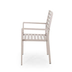 Cape Coral Aluminum Modern Outdoor Dining Chair (Set of 2) by Christopher Knight Home