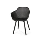 Lotus Outdoor Modern Dining Chairs (Set of 4) by Christopher Knight Home