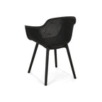 Lotus Outdoor Modern Dining Chairs (Set of 4) by Christopher Knight Home
