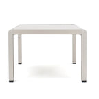 Cape Coral Outdoor Aluminum and Tempered Glass Coffee Table by Christopher Knight Home