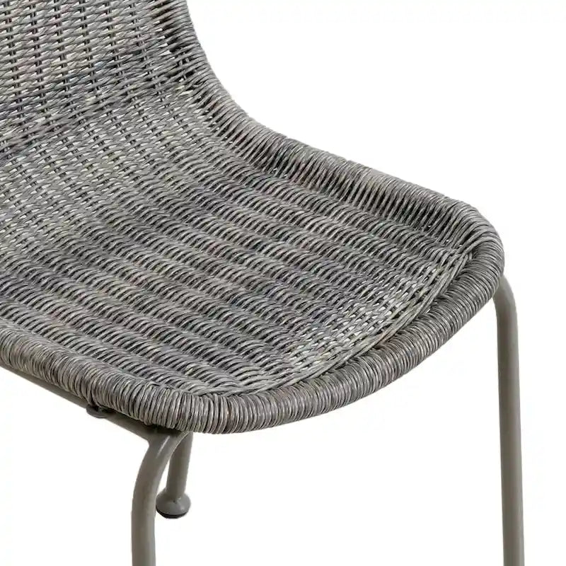 Spinnaker Outdoor Boho Wicker Dining Chair (Set of 2) by Christopher Knight Home - 20.25 W x 25.50 D x 34.75 H