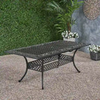 Phoenix Outdoor 64 - 81Expandable Cast Aluminum Dining Table by Christopher Knight Home