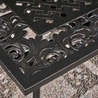 Phoenix Outdoor 64 - 81Expandable Cast Aluminum Dining Table by Christopher Knight Home