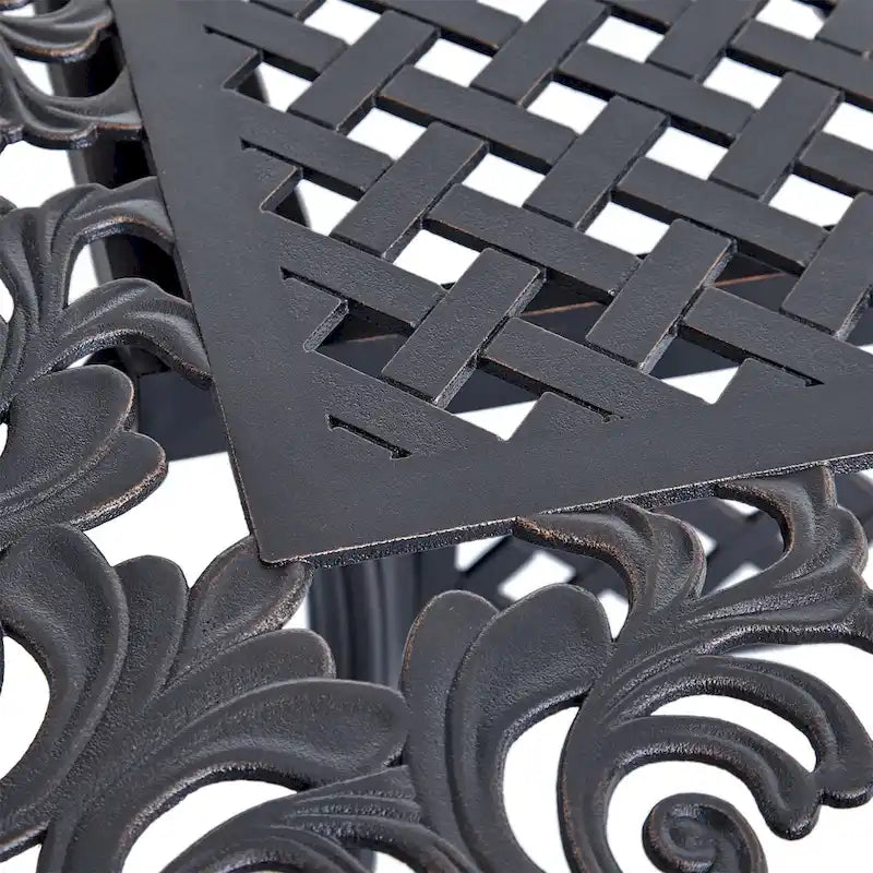 Phoenix Outdoor 64 - 81Expandable Cast Aluminum Dining Table by Christopher Knight Home