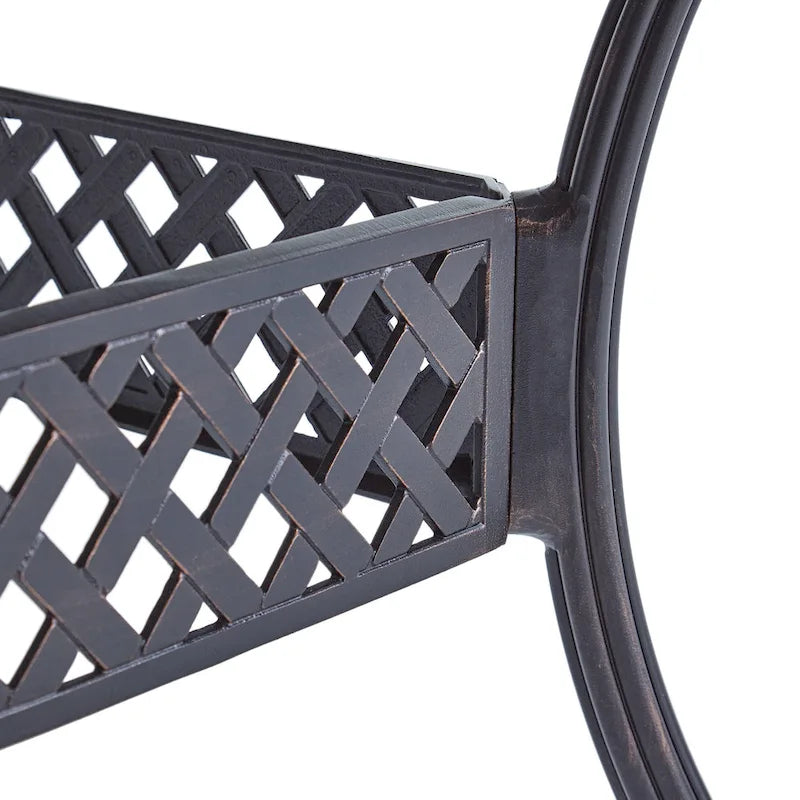 Phoenix Outdoor 64 - 81Expandable Cast Aluminum Dining Table by Christopher Knight Home
