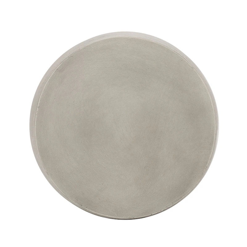 Orion Outdoor Contemporary Lightweight Concrete Accent Side Table by Christopher Knight Home - 19.00W x 19.00D x 16.25H