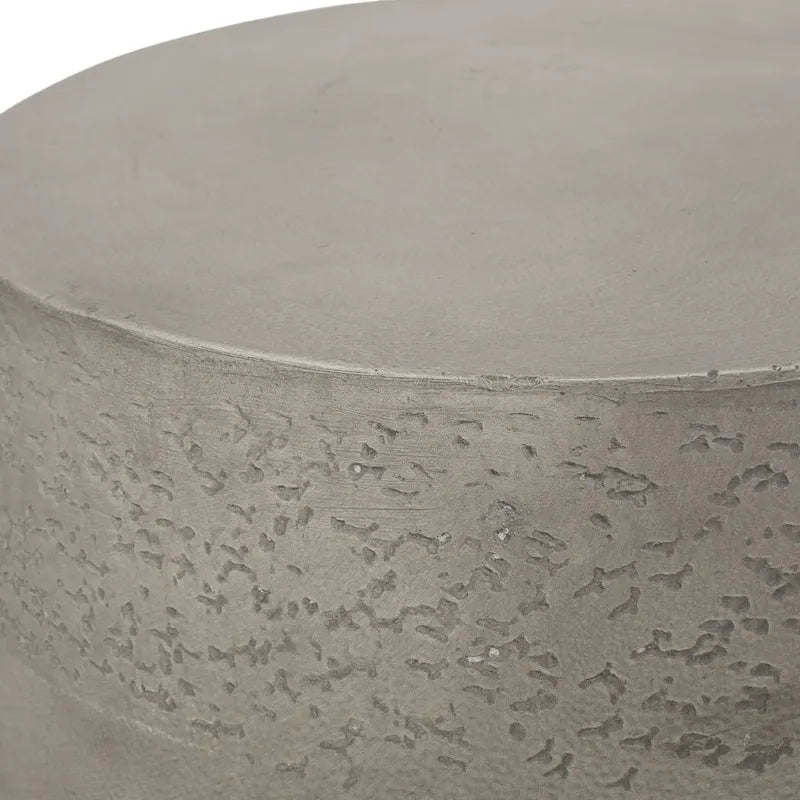 Orion Outdoor Contemporary Lightweight Concrete Accent Side Table by Christopher Knight Home - 19.00W x 19.00D x 16.25H