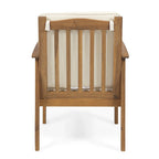 Casa Acacia Outdoor Acacia Wood Club Chairs(Set of 2) by Christopher Knight Home