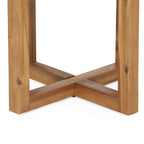Hamel Outdoor Acacia Wood Square Side Table by Christopher Knight Home