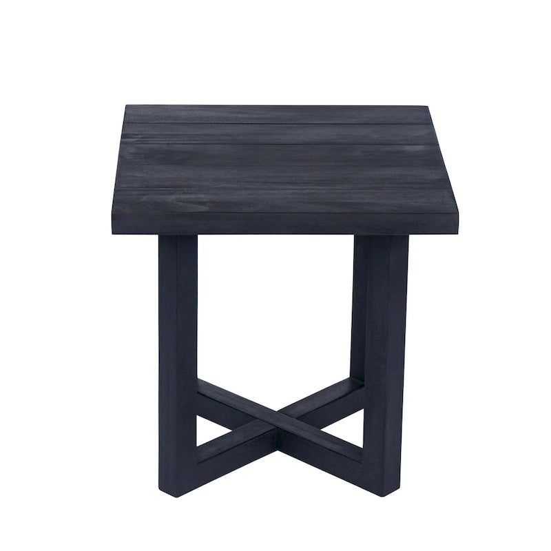 Hamel Outdoor Acacia Wood Square Side Table by Christopher Knight Home