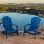 Hayle Reclining Wood Adirondack Chair (Set of 2) by Christopher Knight Home