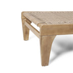 Benfield Outdoor Acacia Wood and Flat Wicker Chaise Lounge by Christopher Knight Home