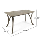 Hermosa7 Piece Acacia Wood Dining Set by Christopher Knight Home