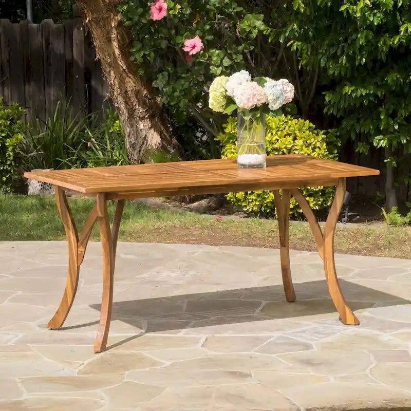 Hermosa7 Piece Acacia Wood Dining Set by Christopher Knight Home