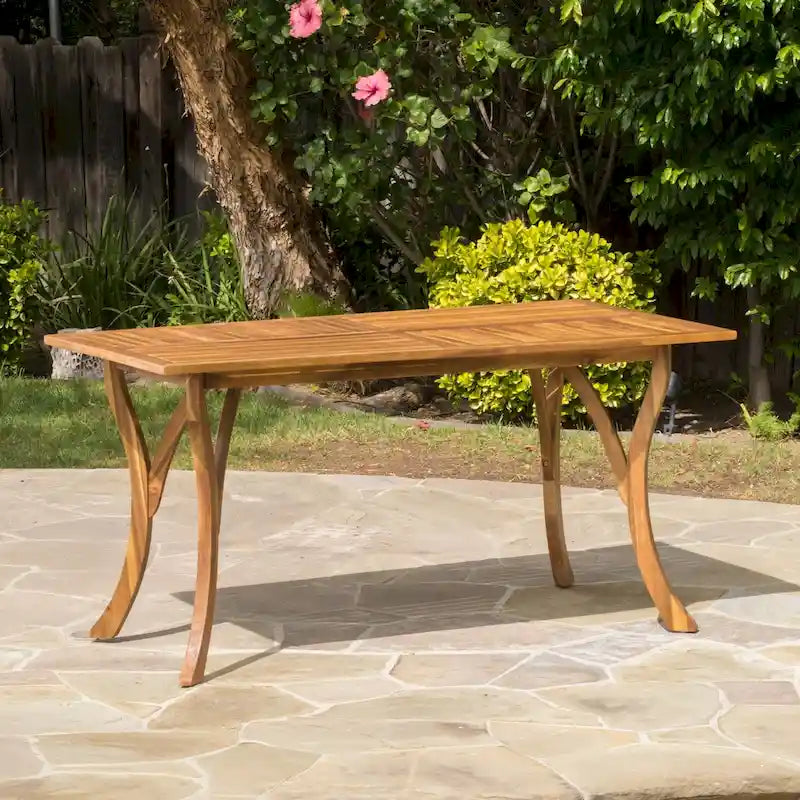 Hermosa7 Piece Acacia Wood Dining Set by Christopher Knight Home