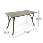 Hermosa7 Piece Acacia Wood Dining Set by Christopher Knight Home