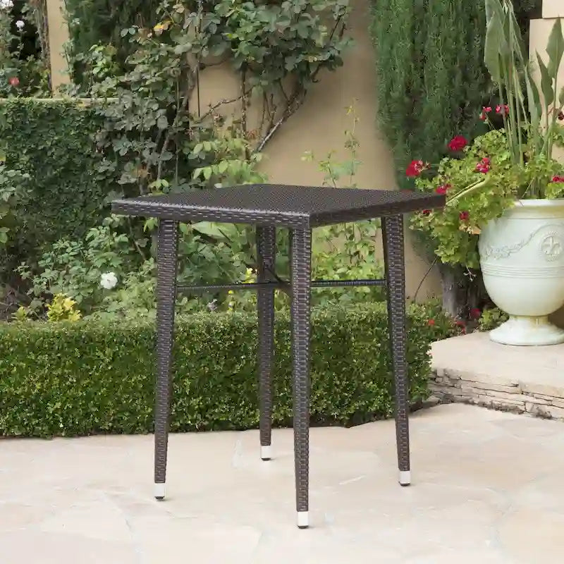 Colbin Wicker Outdoor 5-piece Bar Set by Christopher Knight Home