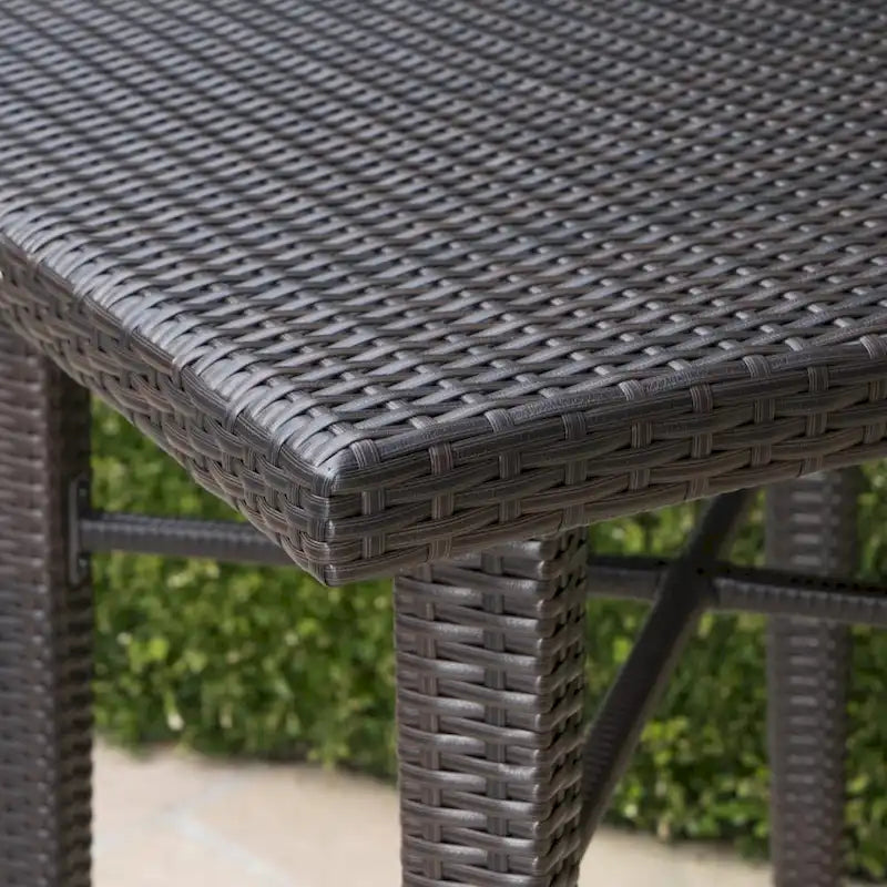 Colbin Wicker Outdoor 5-piece Bar Set by Christopher Knight Home