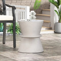 Aragon Outdoor Lightweight Concrete Side Table by Christopher Knight Home