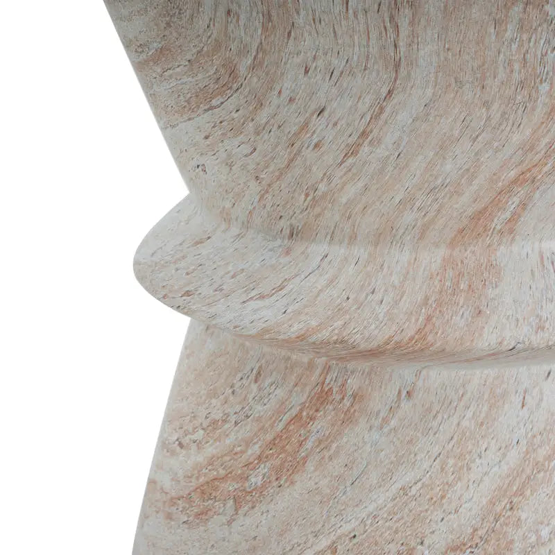 Aragon Outdoor Lightweight Concrete Side Table by Christopher Knight Home