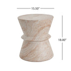 Aragon Outdoor Lightweight Concrete Side Table by Christopher Knight Home