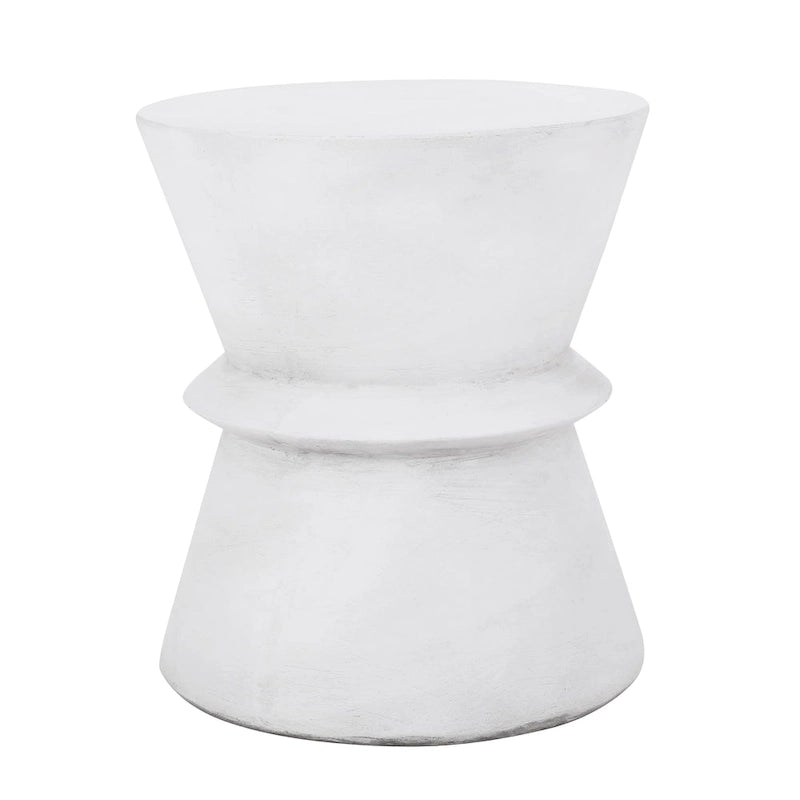 Aragon Outdoor Lightweight Concrete Side Table by Christopher Knight Home