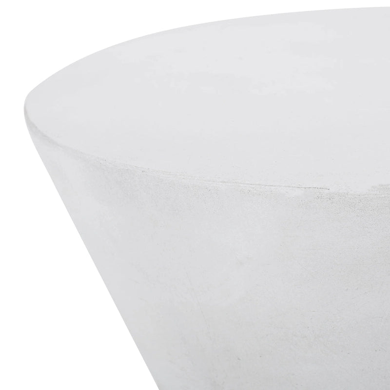 Aragon Outdoor Lightweight Concrete Side Table by Christopher Knight Home