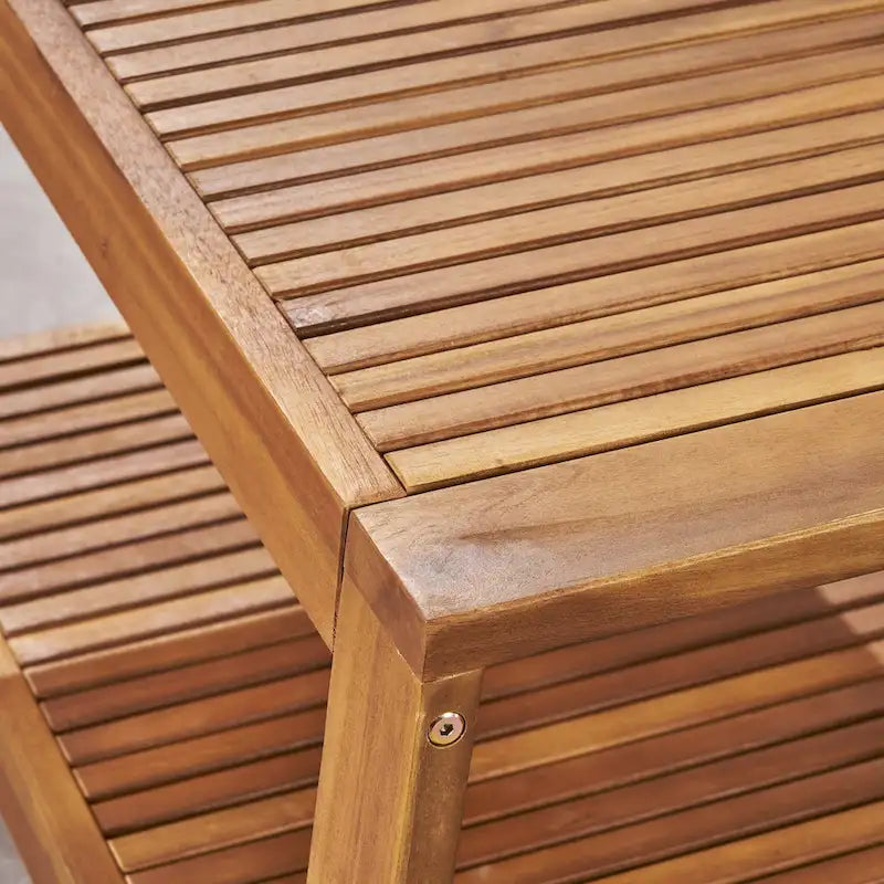 Grenada 4-pc. Outdoor Wood Chat Set by Christopher Knight Home