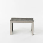 Cape Coral Mesh and Aluminum 3-piece Chaise Lounge with End Table Set by Christopher Knight Home
