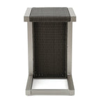 Cape Coral Mesh and Aluminum 3-piece Chaise Lounge with End Table Set by Christopher Knight Home