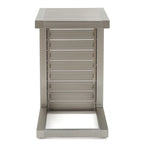 Cape Coral Mesh and Aluminum 3-piece Chaise Lounge with End Table Set by Christopher Knight Home