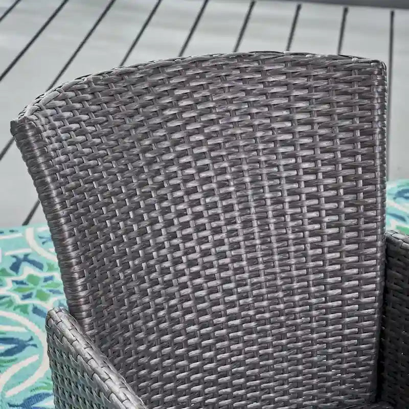 Brayden Outdoor 3-piece Wicker Bistro Set by Christopher Knight Home - N/A