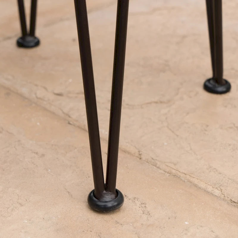 Denali Outdoor Industrial Wood Barstool (Set of 4) by Christopher Knight Home