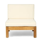 Brava Acacia Wood Sectional Sofa Set by Christopher Knight Home