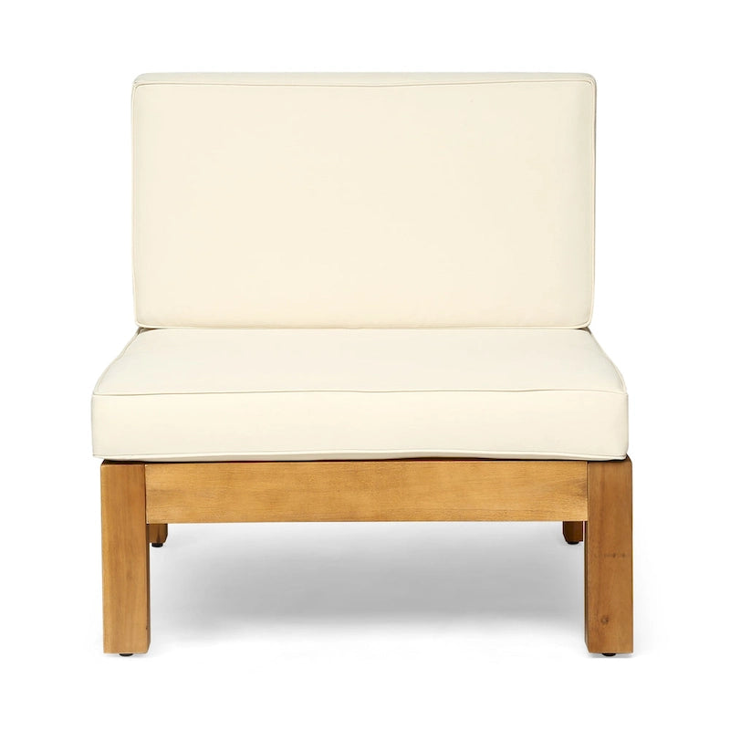 Brava Acacia Wood Sectional Sofa Set by Christopher Knight Home